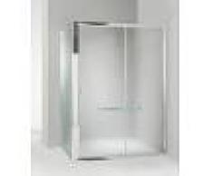 Box Doccia Angolare Anta Fissa Porta Scorrevole 75x145 Cm Opaco