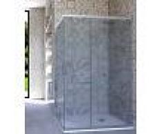 Box Doccia Angolare Porta Scorrevole 90x95 Cm Opaco