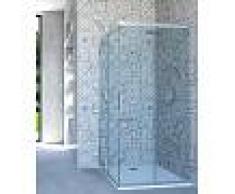 Box Doccia Angolare Porta Scorrevole 92x113 Cm Trasparente