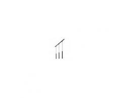 HudsonReed Kit Completo di Binario Nero con 3 Lampade a Sospensione 5W - Liv