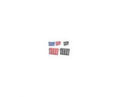 Dhomteck Cassettiera multiuso in plastica organizer porta miniature casa ufficio 16 cassetti 22x16x7 cm