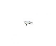 InMaterassi Kit Filomena - Materasso In Water Foam Antiacaro H12 Cm Pieghevole Per Brandine Con Rete A Doghe + Cuscini Kit - 160x200 Cm Matrimoniale + Rete + 2 Cu