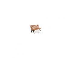 Panchina In Metallo Con Listoni In Legno H14013