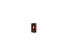 La Nordica Extraflame Extraflame Termo Stufa a Pellet Duchessa Idro Steel in acciaio e top maiolica colore bordeaux con tel. e cronoterm. 1273662