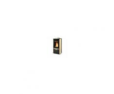 La Nordica Extraflame Extraflame Termo Stufa a Pellet Duchessa Idro Steel in acciaio e top maiolica colore pergamena con tel. e cronoterm. 1273663