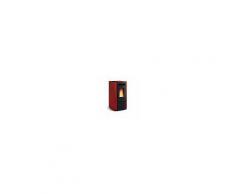 La Nordica Extraflame Extraflame Stufa a Pellet Ketty in acciaio colore bordeaux con programmatore settimanale (telecomando optional) 1280204