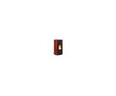 La Nordica Extraflame Extraflame Termo Stufa a Pellet Raffaella Idro 2.0 in acciaio colore bordeaux con tel. e cronoterm. 1280303