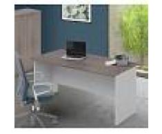 Arredo Interno Scrivania per ufficio 160x80 cm in legno Larice Grigio Larice