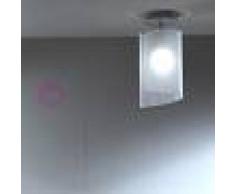 Selene Illuminazione Papiro Plafoniera In Cristallo Curvato D.15 Design Moderno