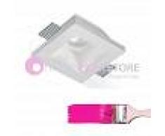 Gea Luce Srl Mizar Faretto Da Incasso A Scomparsa Moderno In Gesso Quadrato Gu10 Verniciabile