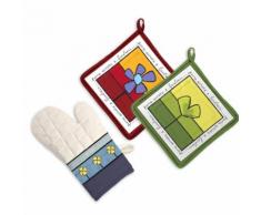 Egan Set Presina Quadra + Guanto Da Forno