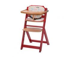 Seggiolone Evolutivo in Legno Timba con Cuscino - Safety 1st - Raspberry Red