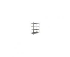 Scaffalatura\Scansia in acciaio inox 4 ripiani SR Dim. mm L1200xP500xH1550 Capacità kg 400 Modello 75010400
