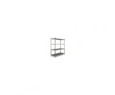 Scaffalatura\Scansia in acciaio inox 4 ripiani SR Dim. mm L1400xP500xH1550 Modello SHEL 414