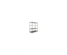Scaffalatura\Scansia in acciaio inox 4 ripiani SR Dim. mm L1000xP500xH1550 Modello SHEL 410