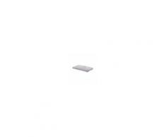 Goldflex - Materasso schiumato ad acqua da LETTINO Baby da 60x125 alto 10 cm, ANTIACARO e ANALLERGICO e rivestimento SFODERABILE (BY1A-02)