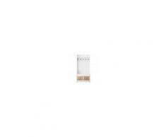 Maisons du Monde Mobile bianco da ingresso in legno con 5 attaccapanni L 96 cm Ouessant