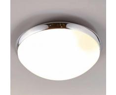 Plafoniera per il bagno Mijo, bordo cromato, IP44