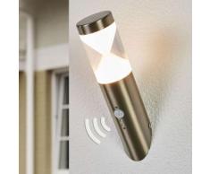 Applique LED Fabrizio a fiaccola, con sensore