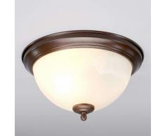Lampada da soffitto per bagno Corvin color ruggine