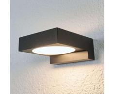 Applique LED nera Natalja da bagno