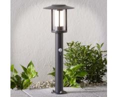 Lampioncino a LED Gregory grigio scuro