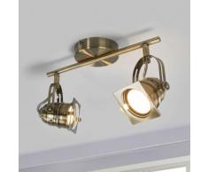 Plafoniera LED Janek color ottone anticato