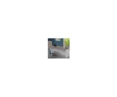 Arredo Interno Scrivania per ufficio 200x80 cm in legno Larice Grigio Larice