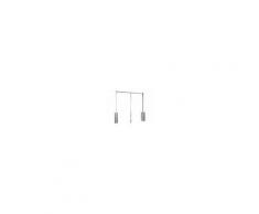Arredo Interno Appendiabiti per Armadio Sling regolabile 45-60 cm in acciaio Cromato Lucido cromato lucido