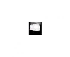 Selene Illuminazione Papiro Plafoniera 3 Luci Cristallo Curvato D.46 Design Moderno