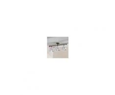 Ceramiche Borso Masseria Plafoniera A Soffitto 3 Luci Ottone E Ceramica Rustico Country