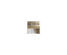 Iris Luce Dea Applique Da Specchio A 3 Luci Ceramica Bianca