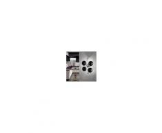 Metal Lux Light snc Atom Applique Plafoniera Moderna Cromo Design 2 Luci A Sfera In Cristallo