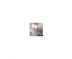 Perenz Srl Charme White Applique Candelabro Rustico 2 Luci Stile Provenzale