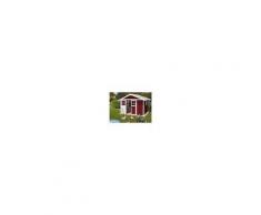 Grosfillex S.r.l. Casetta Prefabbricata Da Giardino In Pvc Grosfillex Deco 7 Mq Rossa