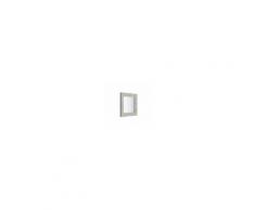 Mobili Fiver Specchiera quadrata, cornice Cemento, Giuditta 65x65