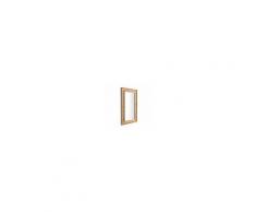 Mobili Fiver Specchiera Angelica da parete, 112x67, Rovere Rustico