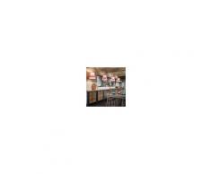 QAZQA Set di 4 lampade a sospensione GRANNY 45cm rosa