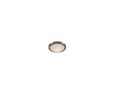 QAZQA Plafoniera 'Yuma 31' design acciaio - adatta per LED / esterna, interna, bagno