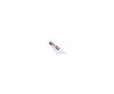 MR JO Paraspifferi Porta Pvc 3 Pezzi 1 M Con Cavallotto Bianco Con Feltro