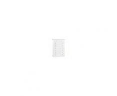 Milani Home KELLEY - cassettiera in legno massello 87 x 45 x 127