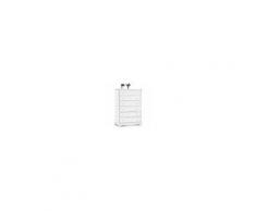 Milani Home KENDRA - cassettiera in legno massello 97 x 49 x 140