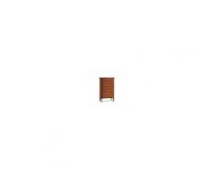 Milani Home KAYLEY - cassettiera in legno massello 84 x 47 x 138