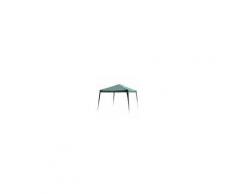 Outsunny Gazebo Struttura in Acciaio Pieghevole Rivestimento Tessuto Oxford Verde 3x3m