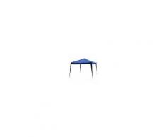 Outsunny Gazebo Struttura in Acciaio Pieghevole Rivestimento Tessuto Oxford Blu 3x3m