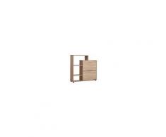 Homcom Scarpiera Design Moderno Salvaspazio 20 Paia da Ingresso in Legno 101,5 x 25,5 x 98 cm