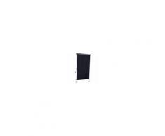 Homcom Tenda Verticale da Sole a Rullo con Leva a Mano Installazione a Parete e Soffitto, Grigio, 120 x 200 cm