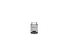 Pawhut Voliera per Uccelli in Metallo Nero 41,5x29,5x56,5cm
