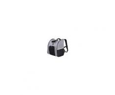 PawHut Trasportino Zaino e Trolley per Cani e Gatti in Tessuto Oxford Grigio 35 x 25 x 45 cm