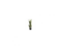 Outsunny Sanseveria Artificiale Pianta da Esterno e Interno con Vaso Ф15cm x 80cm